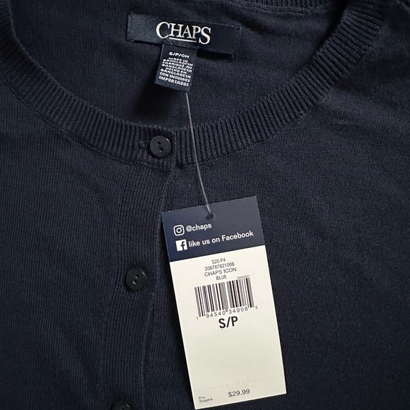 Chaps Cardigan - Picture 2 of 3